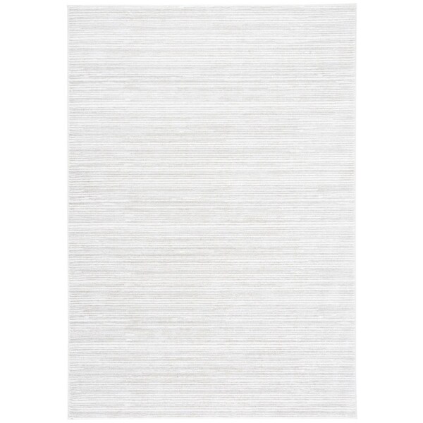 Safavieh Vision Solid & Tonal Power Loomed Rectangle Area Rug Ivory Grey - 6 x 9 ft. VSN606K-6 - main